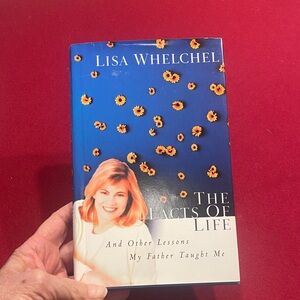 Lisa Whelchel "The Facts of Life" Hardcover Book - Blue & White Cover